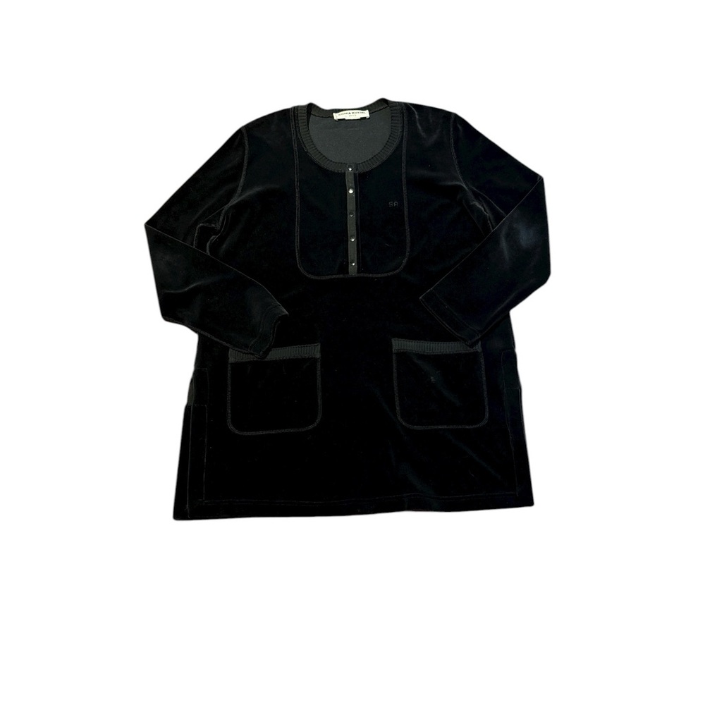 Sonia Rykiel Paris Black Long Sleeve Top